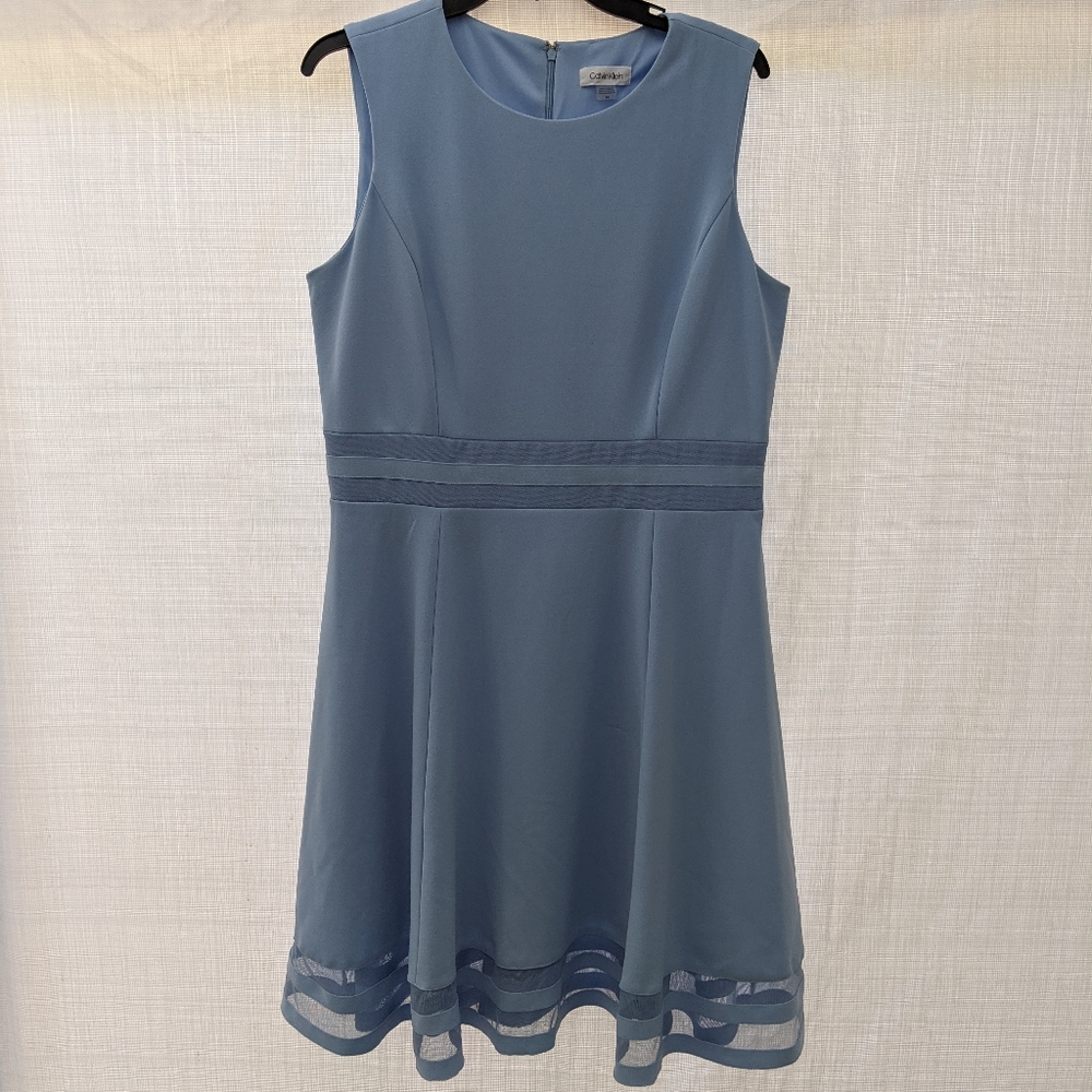 Light Blue Calvin Klein Dress Size 14